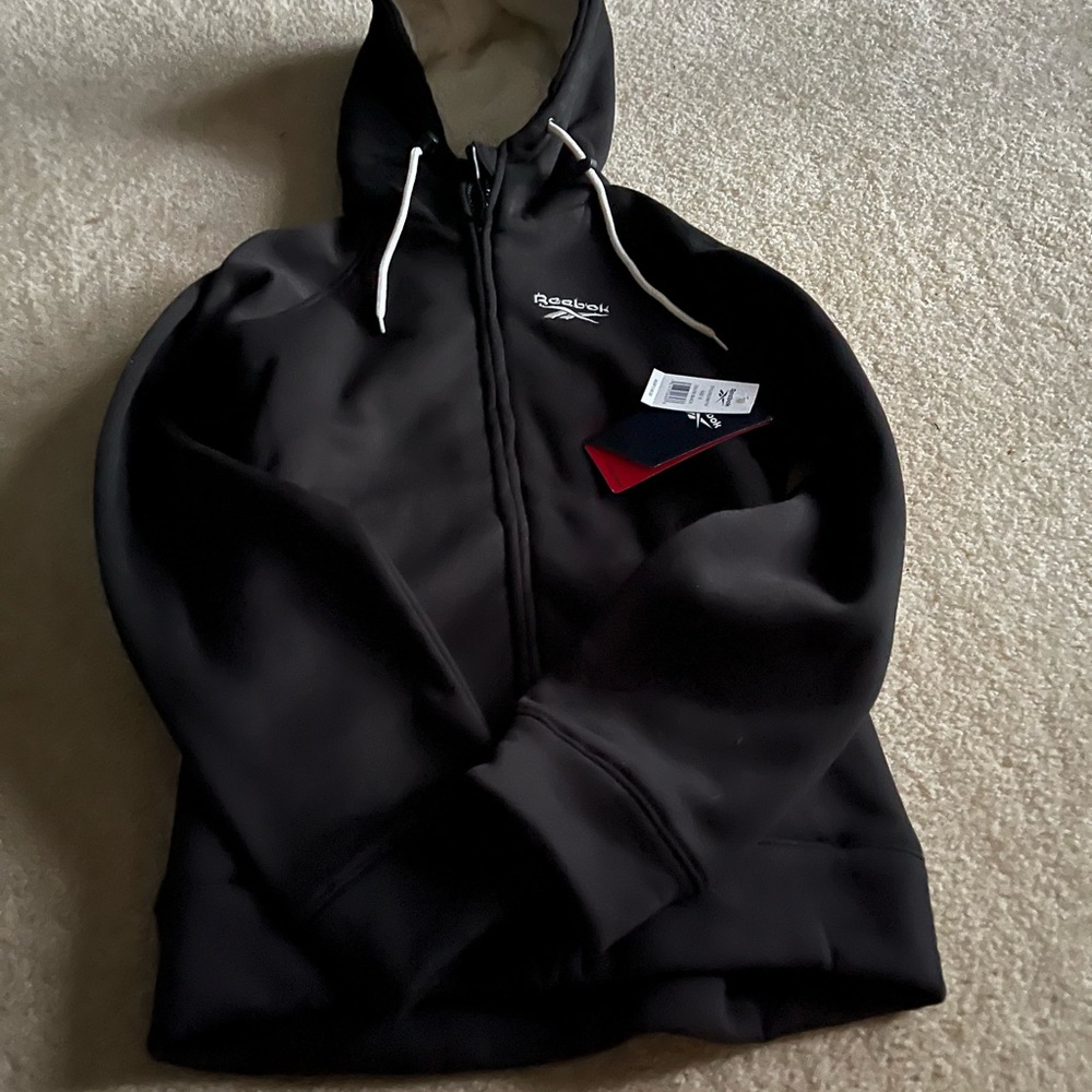 Ladies Lined zip up sweatshirt